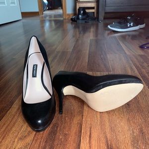 Black high heels